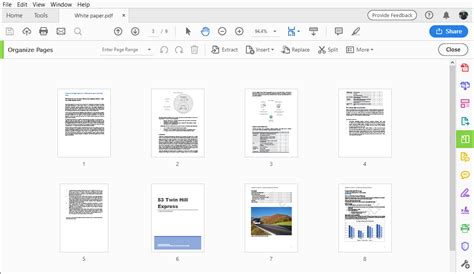 Rotate, move, delete, and renumber PDF pages in Adobe Acrobat.